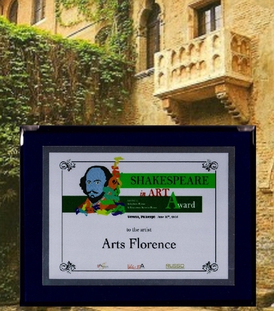 Artsflorence - 1er prix Shakespeare In Art de Vérone 2016